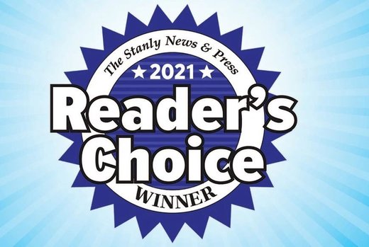 2021 Reader's Choice winner badge
